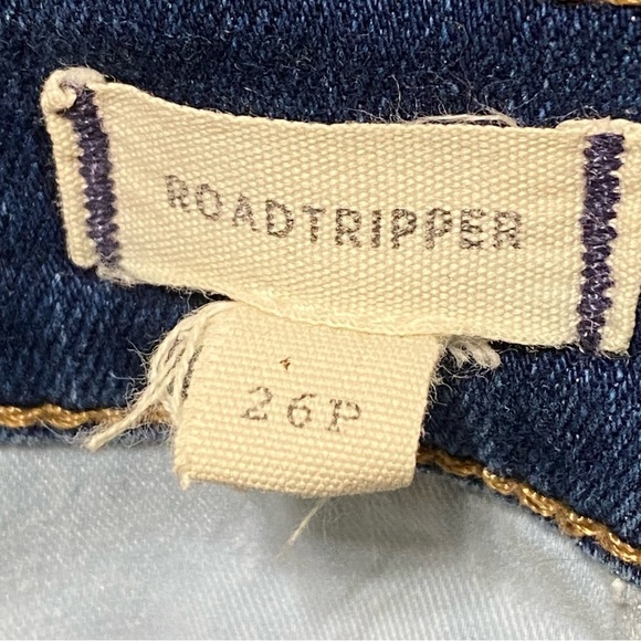 Madewell Roadtripper Jansen Skinny Jeans 26P Mid Rise Medium Wash Distressed - Picture 5 of 7